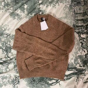 Cozy Brown Crewneck Sweater